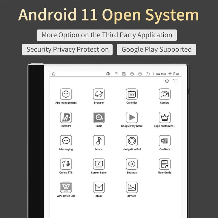 10.3inch Electrophoretic Ink Reader With Stylus
