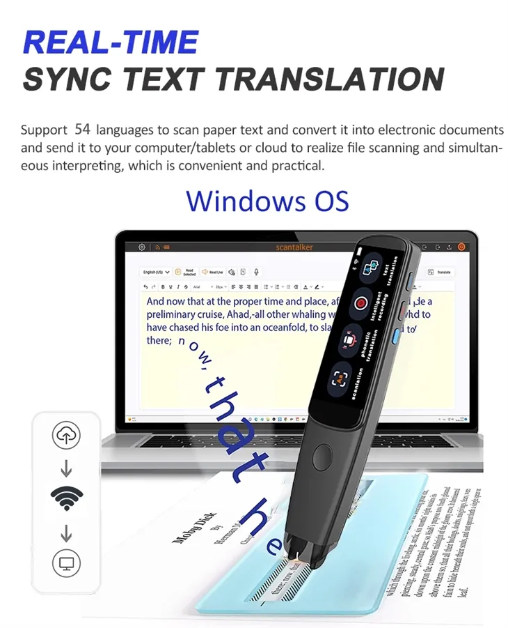 Tèks Rekonesans Sync Transfè Tradiksyon Pen